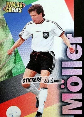 Sticker Andreas Moller - Wm 1998 Cards n. 32 - Panini
