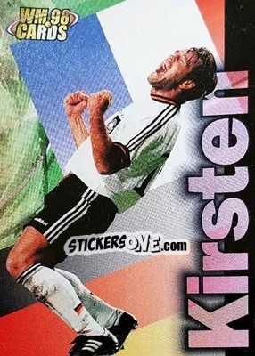 Sticker Ulf Kirsten - Wm 1998 Cards n. 34 - Panini