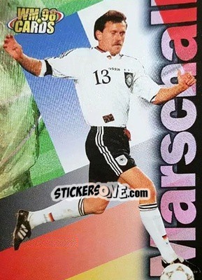 Sticker Olaf Marschall - Wm 1998 Cards n. 36 - Panini