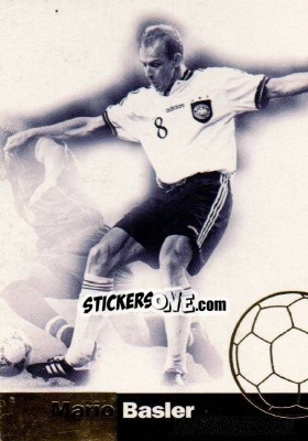 Sticker Mario Basler - Wm 1998 Cards - Panini