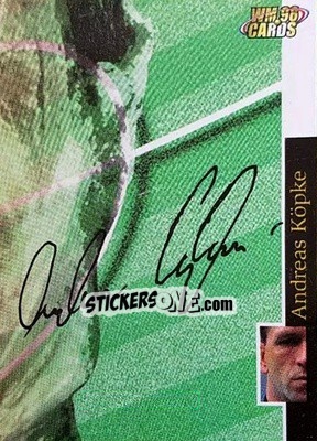 Sticker Andreas Kopke - Wm 1998 Cards n. 55 - Panini
