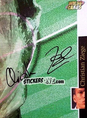Sticker Christian Ziege - Wm 1998 Cards - Panini