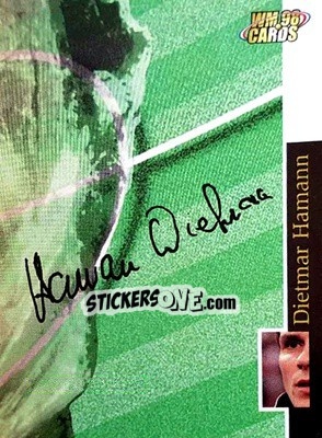 Sticker Dietmar Hamann - Wm 1998 Cards n. 62 - Panini