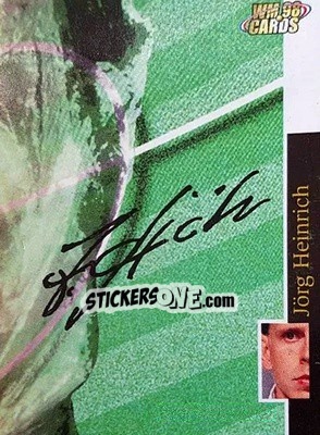 Sticker Jorg Heinrich - Wm 1998 Cards n. 63 - Panini