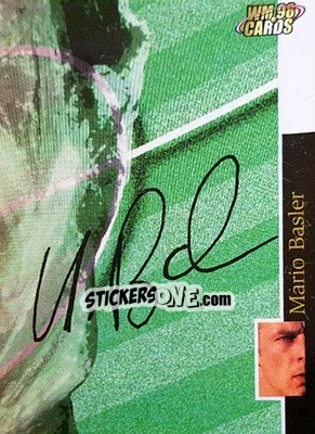 Sticker Mario Basler - Wm 1998 Cards n. 64 - Panini