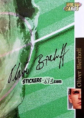 Sticker Oliver Bierhoff - Wm 1998 Cards n. 69 - Panini