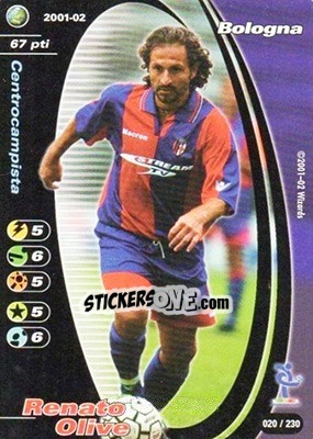 Cromo Renato Olive - Football Champions Italy 2001-2002 - Wizards of The Coast