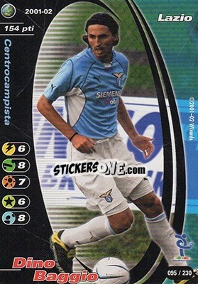Sticker Dino Baggio - Football Champions Italy 2001-2002 n. 95 - Wizards of The Coast