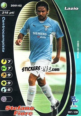 Cromo Stefano Fiore - Football Champions Italy 2001-2002 - Wizards of The Coast