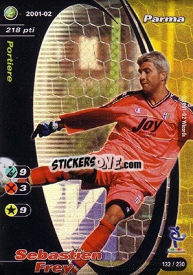 Sticker Sebastien Frey - Football Champions Italy 2001-2002 n. 133 - Wizards of The Coast