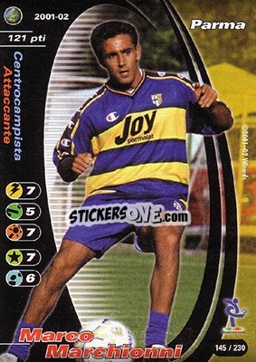 Sticker Marco Marchionni - Football Champions Italy 2001-2002 n. 145 - Wizards of The Coast