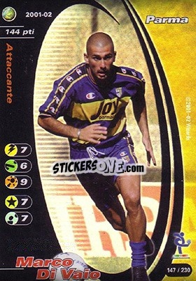 Sticker Marco Di Vaio - Football Champions Italy 2001-2002 - Wizards of The Coast