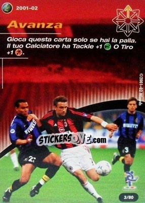 Sticker Avanza - Football Champions Italy 2001-2002 - Wizards of The Coast