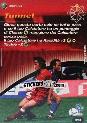 Cromo Tunnel - Football Champions Italy 2001-2002 - Wizards of The Coast