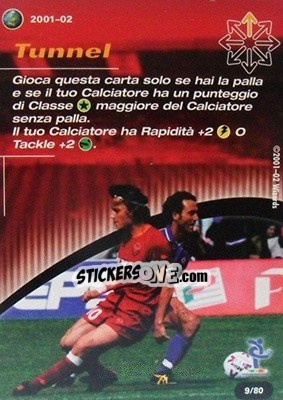 Sticker Tunnel - Football Champions Italy 2001-2002 n. T9 - Wizards of The Coast