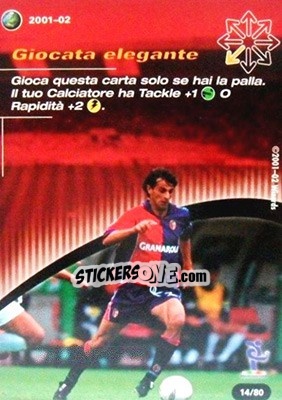Sticker Giocata elegante - Football Champions Italy 2001-2002 n. T14 - Wizards of The Coast