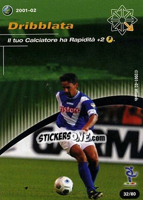 Figurina Dribblata - Football Champions Italy 2001-2002 - Wizards of The Coast