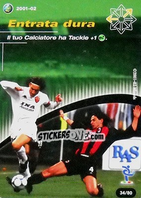 Sticker Entrata dura - Football Champions Italy 2001-2002 - Wizards of The Coast