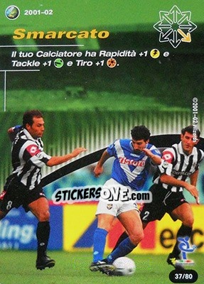 Sticker Smarcato - Football Champions Italy 2001-2002 n. T37 - Wizards of The Coast