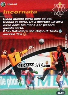 Sticker Incornata - Football Champions Italy 2001-2002 n. T52 - Wizards of The Coast