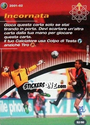 Sticker Incornata - Football Champions Italy 2001-2002 - Wizards of The Coast