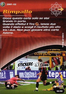 Sticker Rimpallo - Football Champions Italy 2001-2002 n. T59 - Wizards of The Coast