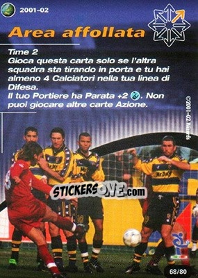Sticker Area affollata - Football Champions Italy 2001-2002 - Wizards of The Coast