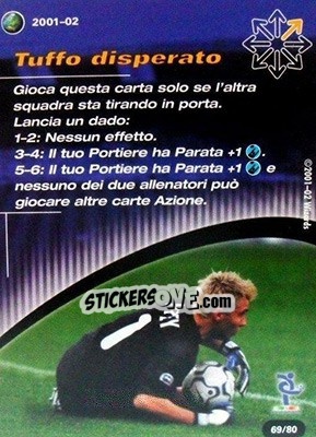 Figurina Tuffo disperato - Football Champions Italy 2001-2002 - Wizards of The Coast