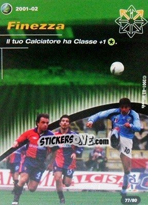 Sticker Finezza - Football Champions Italy 2001-2002 n. T77 - Wizards of The Coast