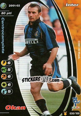 Sticker Okan - Football Champions Italy 2001-2002 - Wizards of The Coast