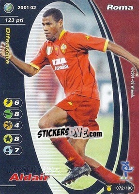 Sticker Aldair - Football Champions Italy 2001-2002 - Wizards of The Coast