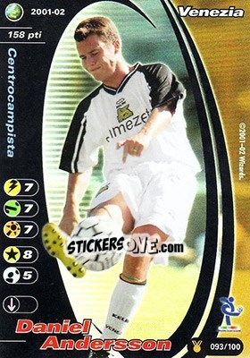 Sticker Daniel Andersson - Football Champions Italy 2001-2002 - Wizards of The Coast