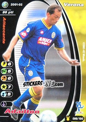 Sticker Adailton - Football Champions Italy 2001-2002 n. u99 - Wizards of The Coast