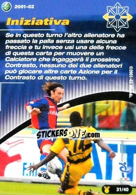 Sticker Iniziativa - Football Champions Italy 2001-2002 n. uT31 - Wizards of The Coast