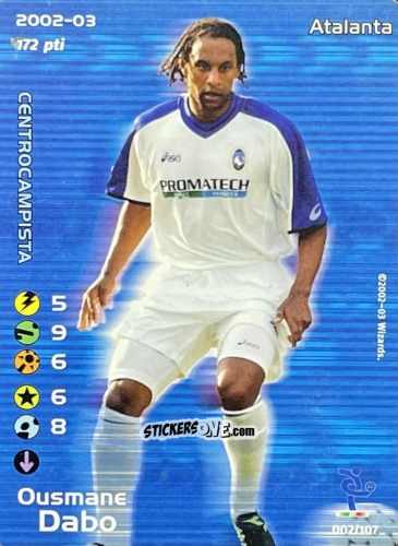 Cromo Ousmane Dabo - Football Champions Italy 2002-2003 n. 2 - Wizards of The Coast