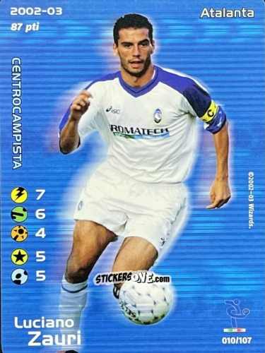 Figurina Luciano Zauri - Football Champions Italy 2002-2003 n. 10 - Wizards of The Coast