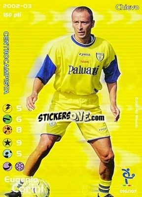 Sticker Eugenio Corini - Football Champions Italy 2002-2003 - Wizards of The Coast