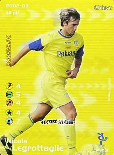 Figurina Nicola Legrottaglie - Football Champions Italy 2002-2003 n. 19 - Wizards of The Coast