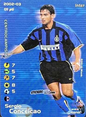 Cromo Sergio Conceicao - Football Champions Italy 2002-2003 n. 29 - Wizards of The Coast