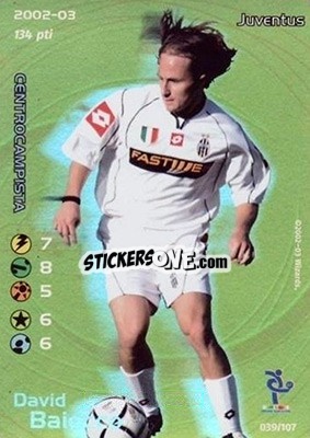 Sticker Davide Baiocco - Football Champions Italy 2002-2003 - Wizards of The Coast