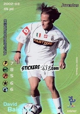 Sticker Davide Baiocco - Football Champions Italy 2002-2003 n. 39 - Wizards of The Coast