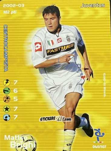 Cromo Matteo Brighi - Football Champions Italy 2002-2003 n. 40 - Wizards of The Coast