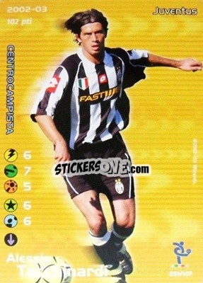 Sticker Alessio Tacchinardi - Football Champions Italy 2002-2003 - Wizards of The Coast