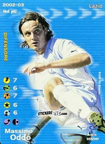Sticker Massimo Oddo - Football Champions Italy 2002-2003 n. 55 - Wizards of The Coast