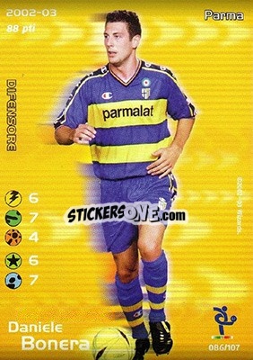 Sticker Daniele Bonera - Football Champions Italy 2002-2003 n. 86 - Wizards of The Coast