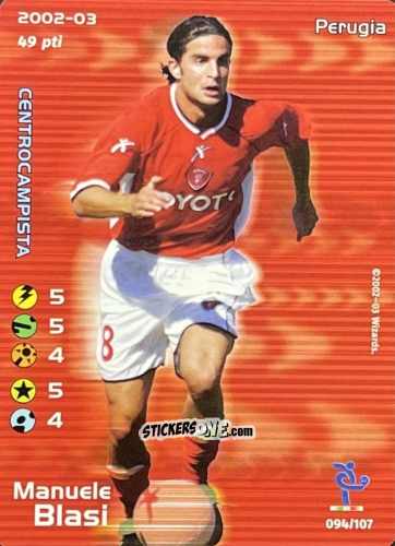 Cromo Manuele Blasi - Football Champions Italy 2002-2003 n. 94 - Wizards of The Coast