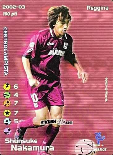 Sticker Shunsuke Nakamura - Football Champions Italy 2002-2003 n. 98 - Wizards of The Coast
