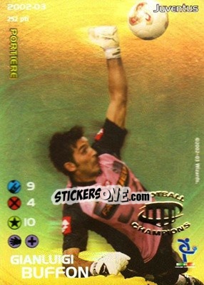 Cromo Gianluigi Buffon - Football Champions Italy 2002-2003 - Wizards of The Coast