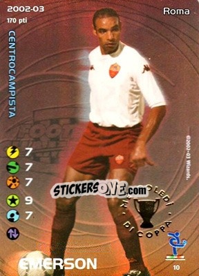 Sticker Emerson - Football Champions Italy 2002-2003 n. P10 - Wizards of The Coast