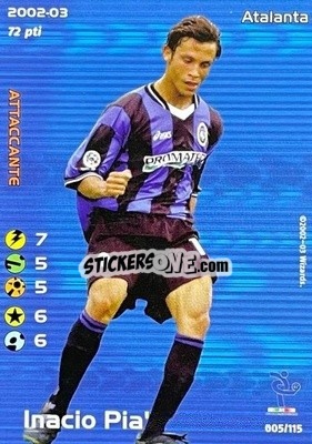 Sticker Inacio Pia' - Football Champions Italy 2002-2003 n. U5 - Wizards of The Coast